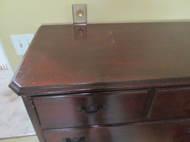 Vintage Mahogany 5 Drawer Chest - 3