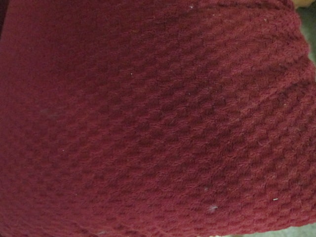 La-Z-Boy Burgundy Upholstered Double Recliner Sofa - 5