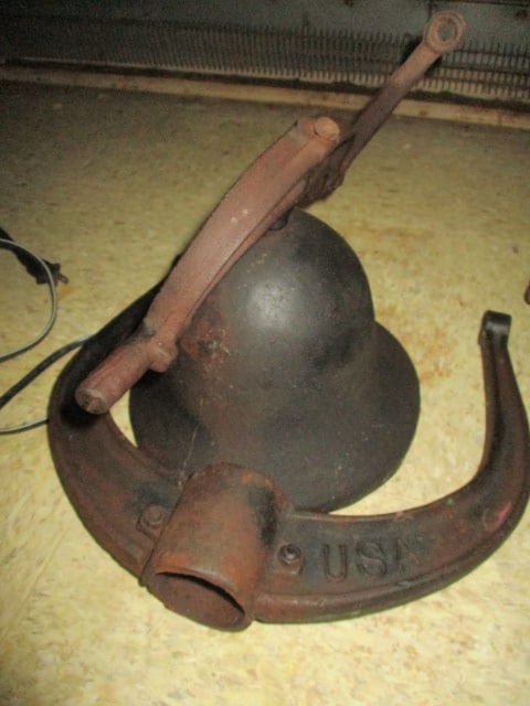 Vintage Cast Iron 13" Yoke Farm Bell Made in USA: Local Pickup Suggested