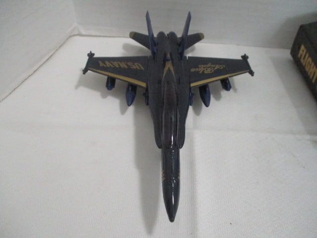 US Navy Blue Angels Diecast Model and 2000 "Flight Guide Vol. III Eastern States" Manual - 2