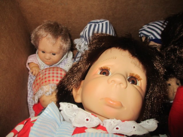 Large Collection of 1990's Gi-Go My Pals Expressions Baby Dolls - 2