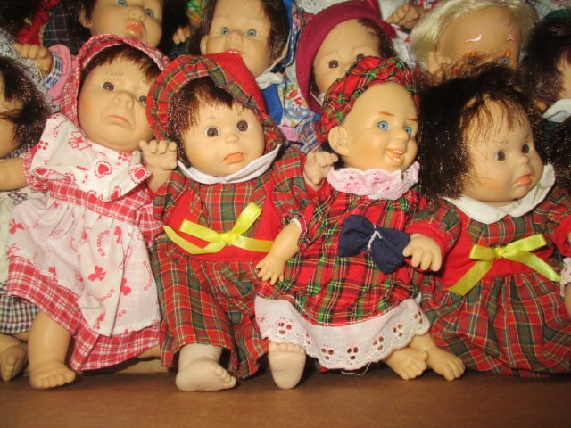 Large Collection of 1990's Gi-Go My Pals Expressions Baby Dolls - 7