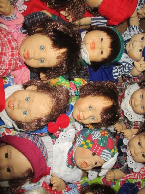 Large Collection of 1990's Gi-Go My Pals Expressions Baby Dolls - 8