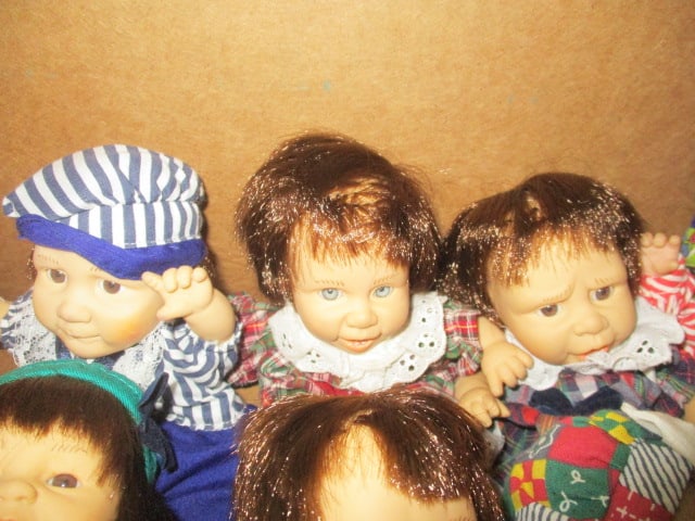 Large Collection of 1990's Gi-Go My Pals Expressions Baby Dolls - 9