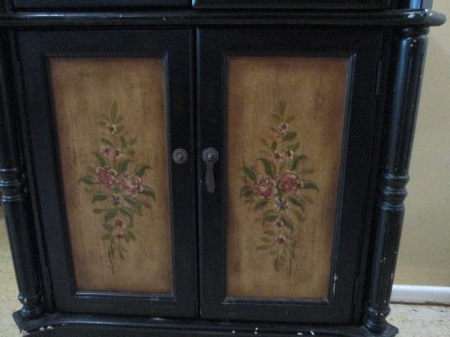Hand Decorated Foyer/Hall Console Cabinet - 10