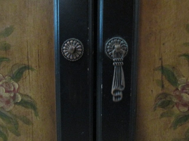 Hand Decorated Foyer/Hall Console Cabinet - 11