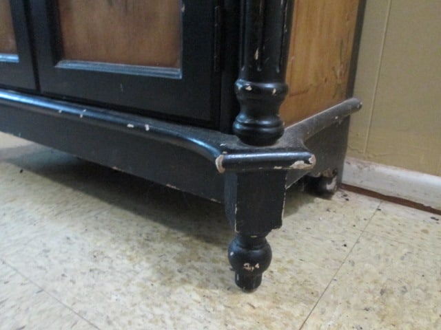 Hand Decorated Foyer/Hall Console Cabinet - 14