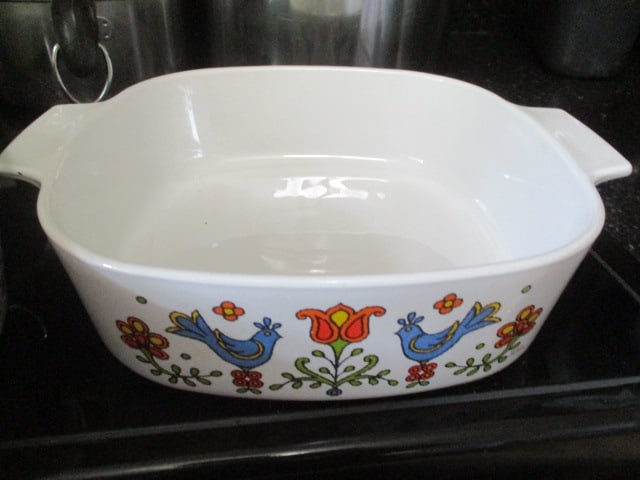 Corning Ware "Country Festival" Casserole Dishes - 4