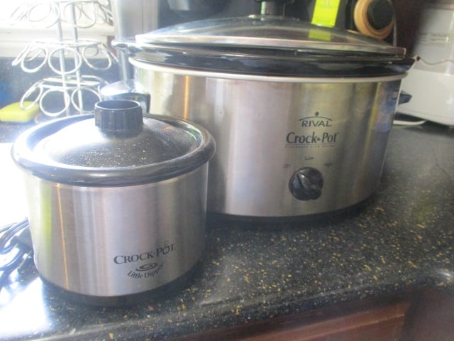 Rival Stainless Crock-Pot Slow Cooker and Little Dipper Warmer: Local Pickup Only