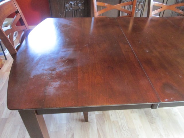Mahogany Dining Room Table Set - 3