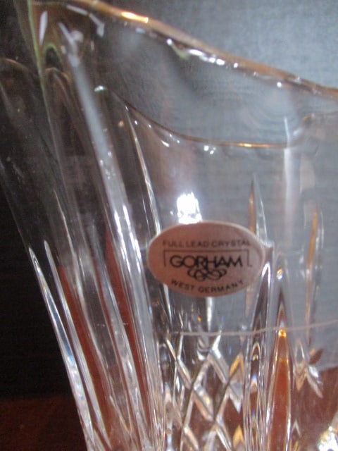 Gorham Crystal Pitcher - 4