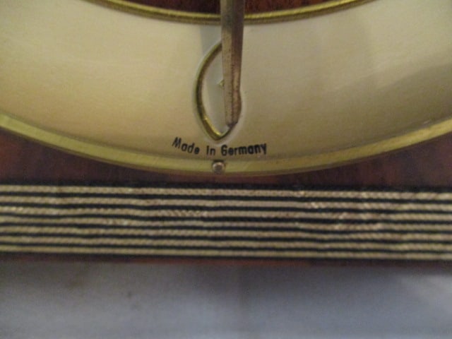 Midcentury German Schatz &Sohne 7 Jewel 8 Day Mantle Clock - 3