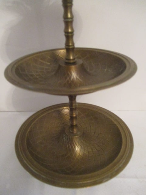Brass Pineapple 3 Tier Serving Stand - 3