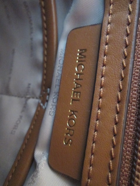 Michael Kors Tote Style "MK" Signature Purse and Leather Wallet - 12