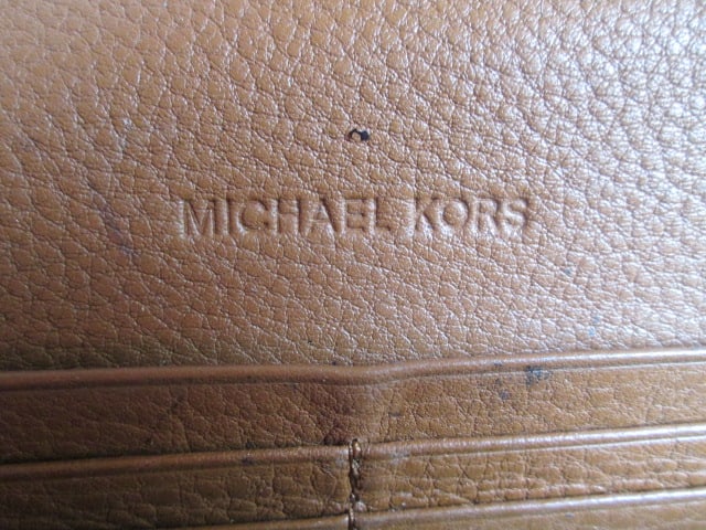 Michael Kors Tote Style "MK" Signature Purse and Leather Wallet - 5