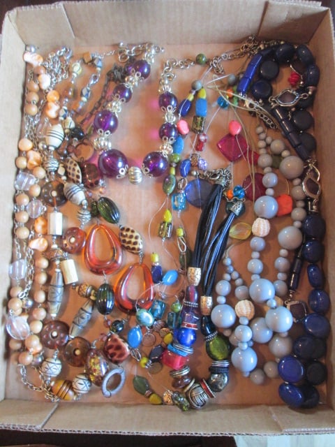 Colorful Beaded Necklaces: see pictures and preview for selection