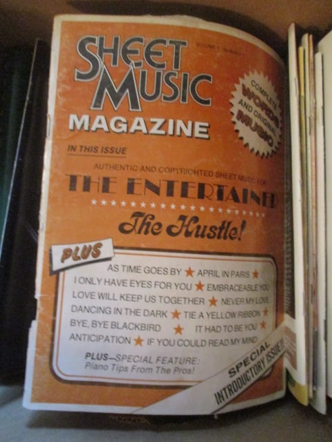 Large Collection of Old 1950-80's Sheet Music and "Sheet Music Magazine" Publications - 9
