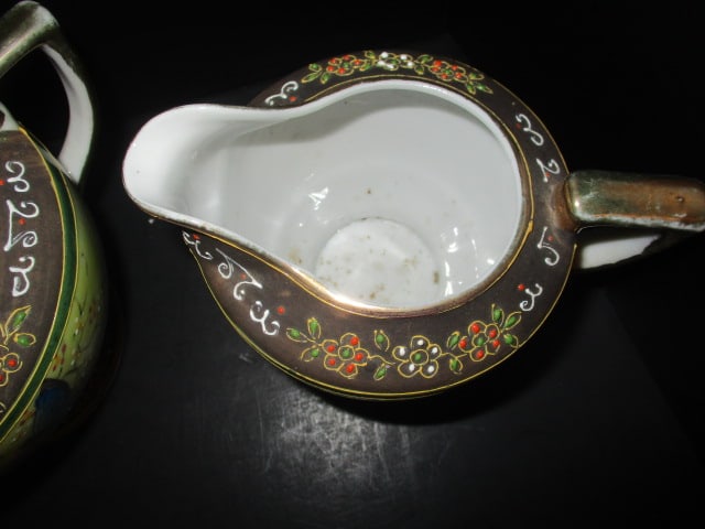 Vintage Old Nippon Dragonfly/Butterfly Japanese Porcelain Tea and Luncheaon Set - 10