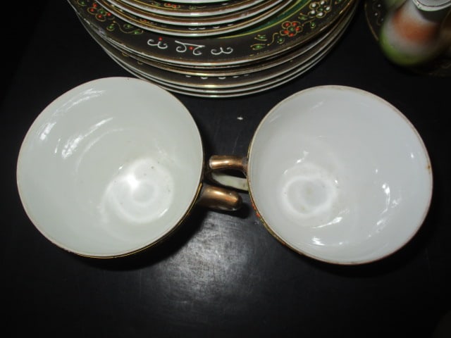 Vintage Old Nippon Dragonfly/Butterfly Japanese Porcelain Tea and Luncheaon Set - 12