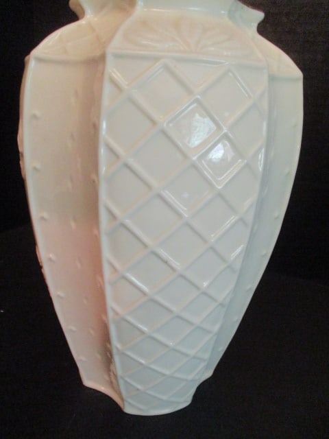 Fitz & Floyd Essentials "The Botanical Collection" Paneled Vase - 3
