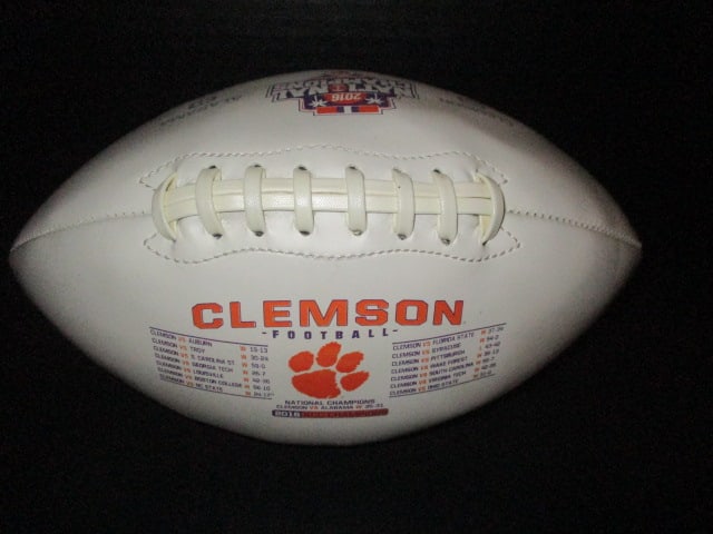 2016 Clemson National Championship Commemorative Football: .