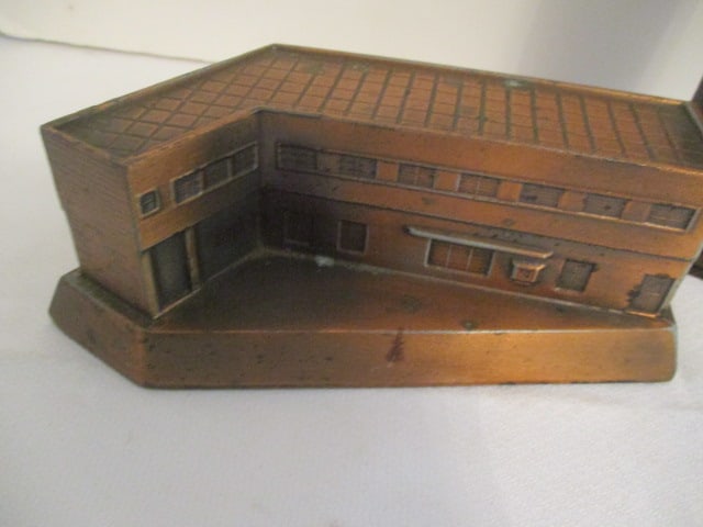 Old Tube Slot Coin Sorter and Greenville SC First Federal Advertisement Coin Bank - 2