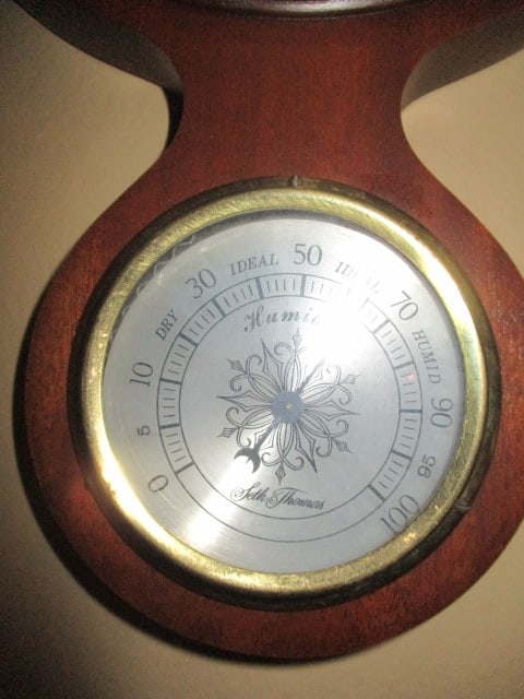 Seth Thomas Banjo Barometer Weather Station - 2