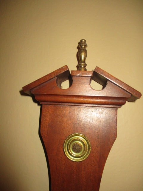 Seth Thomas Banjo Barometer Weather Station - 5