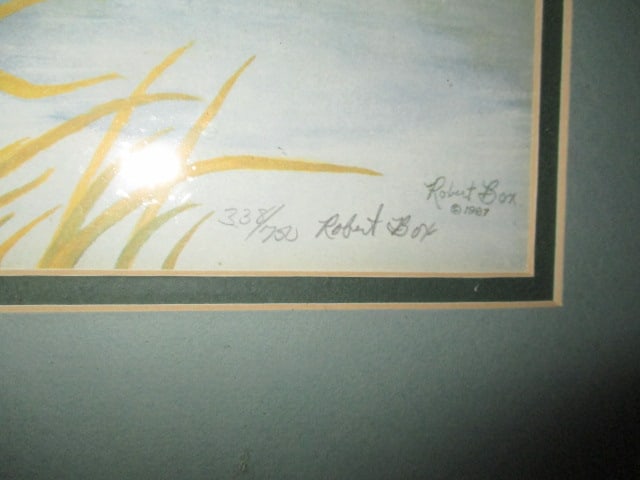 Signed Limited Edition Mallard Print by Robert Box - 2