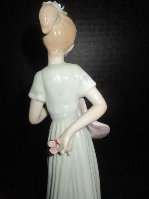 House of Lloyd 1998 "Gathering Flowers" and 2000 "Garden Party" Porcelain Figures - 4