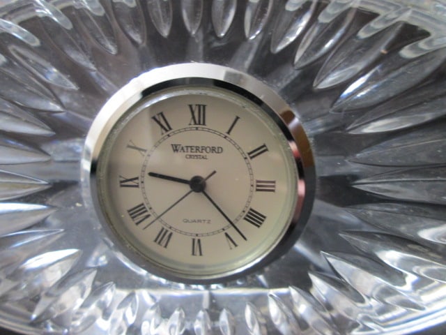 Waterford Crystal Quartz Vanity/Desk Clock - 2