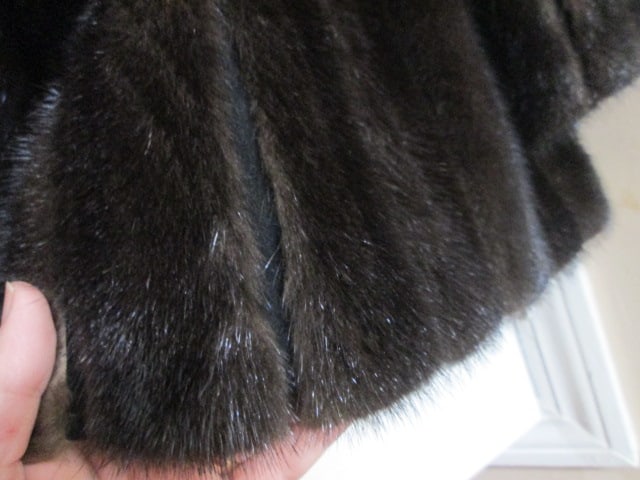 Vintage John Ross Orginals Mink and Suede Leather Waist Jacket - 6