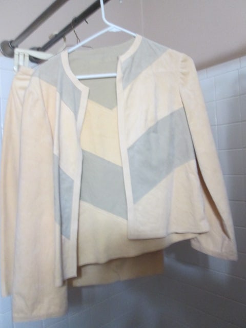 Grouping of 1980's Suede and Ultra Suede Ladies Clothing and Jackets - 12