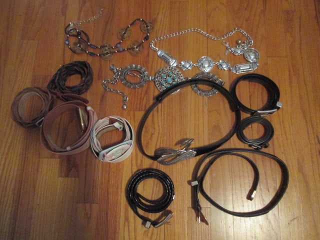 Designer Name Ladies Fashion Belts-Chico's, Brighton, Fossil, Ginnie Johansen, etc. - 2