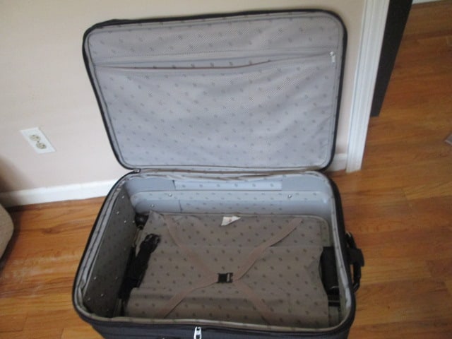 Two Black American Tourister Rolling Canvas Suitcases - 12