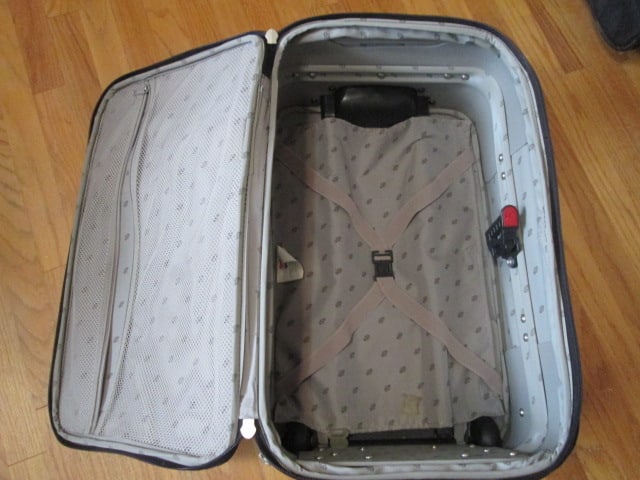 Two Black American Tourister Rolling Canvas Suitcases - 6
