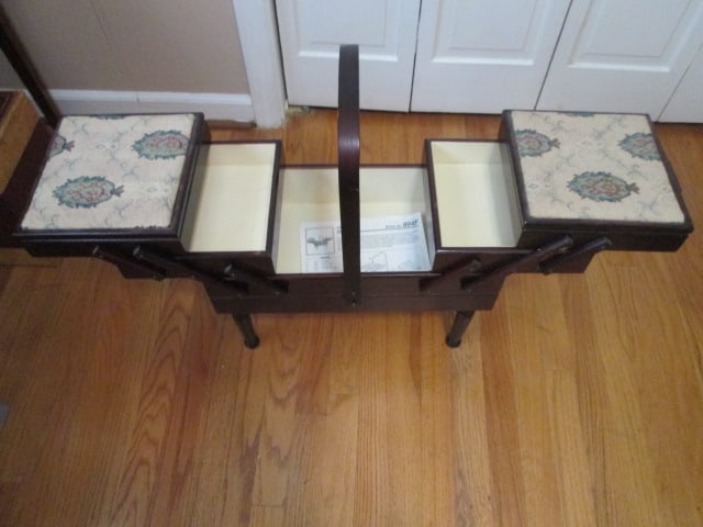 The Powell Collection Model 894F Fold-Out Sewing Cabinet - 2