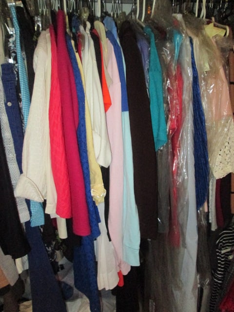 Closet Contents of Name Brand Ladies Fashionable Causal and Date Night Clothing - 11