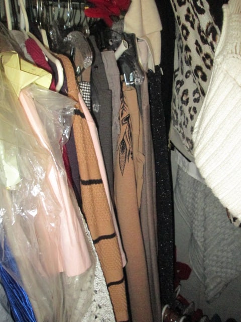 Closet Contents of Name Brand Ladies Fashionable Causal and Date Night Clothing - 12