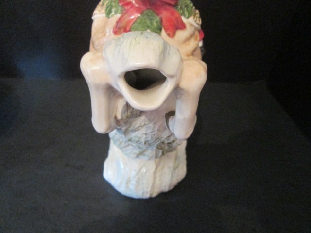 Lenox Holiday Tea Light Lamp and 1995 Omnibus by Fitz & Floyd Elf on Christmas Horse Pitcher - 9