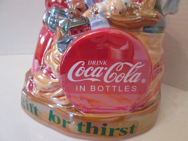 Coca-Cola "The Gift of Thirst" Santa Cookie Jar - 3