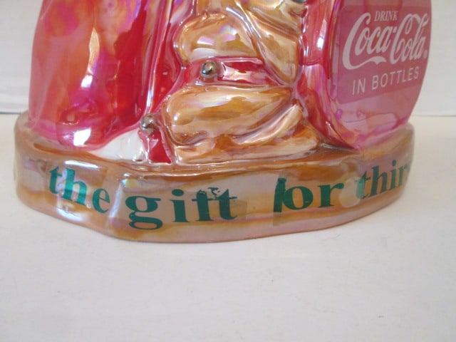 Coca-Cola "The Gift of Thirst" Santa Cookie Jar - 4