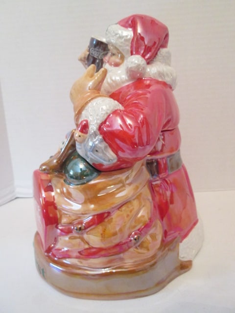 Coca-Cola "The Gift of Thirst" Santa Cookie Jar - 5