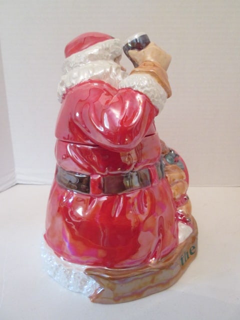 Coca-Cola "The Gift of Thirst" Santa Cookie Jar - 9