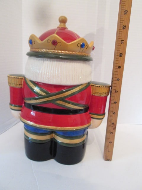 fib Burton & Burton Nutcracker Cookie Jar and Hot Chocolate Pot - 11