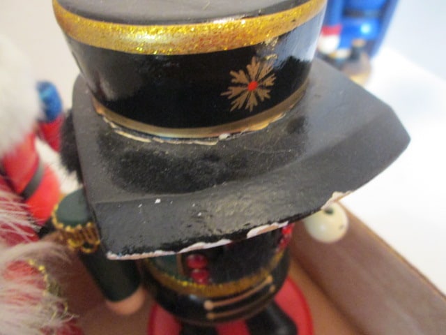 Five Small Handpainted Wooden Nutcrackers - 7