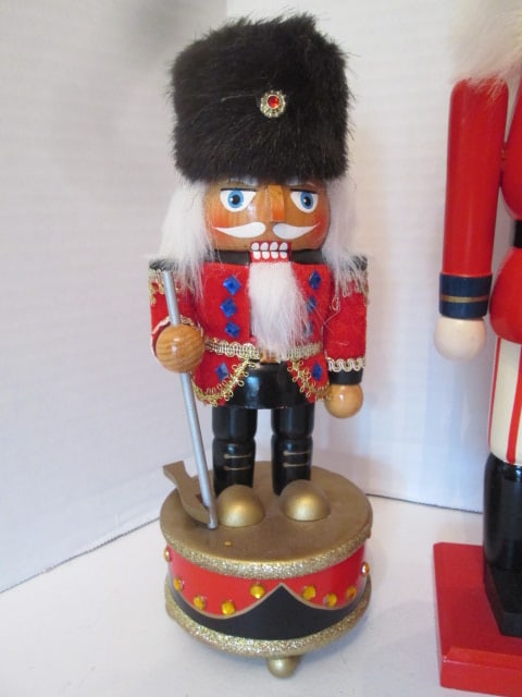 Three Handpainted Nutcrackers and One Musical Nutcracker - 2