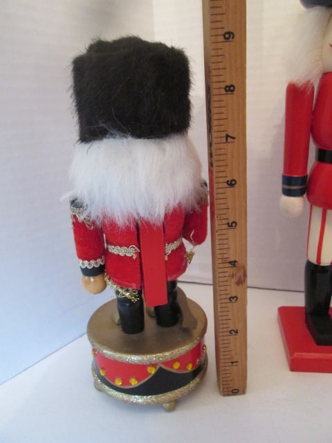 Three Handpainted Nutcrackers and One Musical Nutcracker - 3