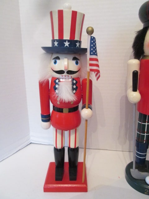 Three Handpainted Nutcrackers and One Musical Nutcracker - 5