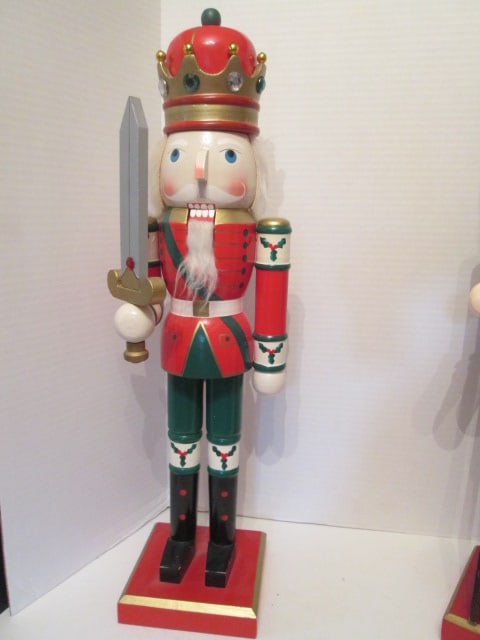 Two 24"h Handpainted Nutcrackers - 2